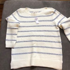 LOFT striped sweater